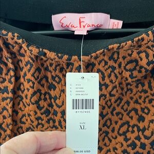 Eva Franco Animal Print Trousers XL
